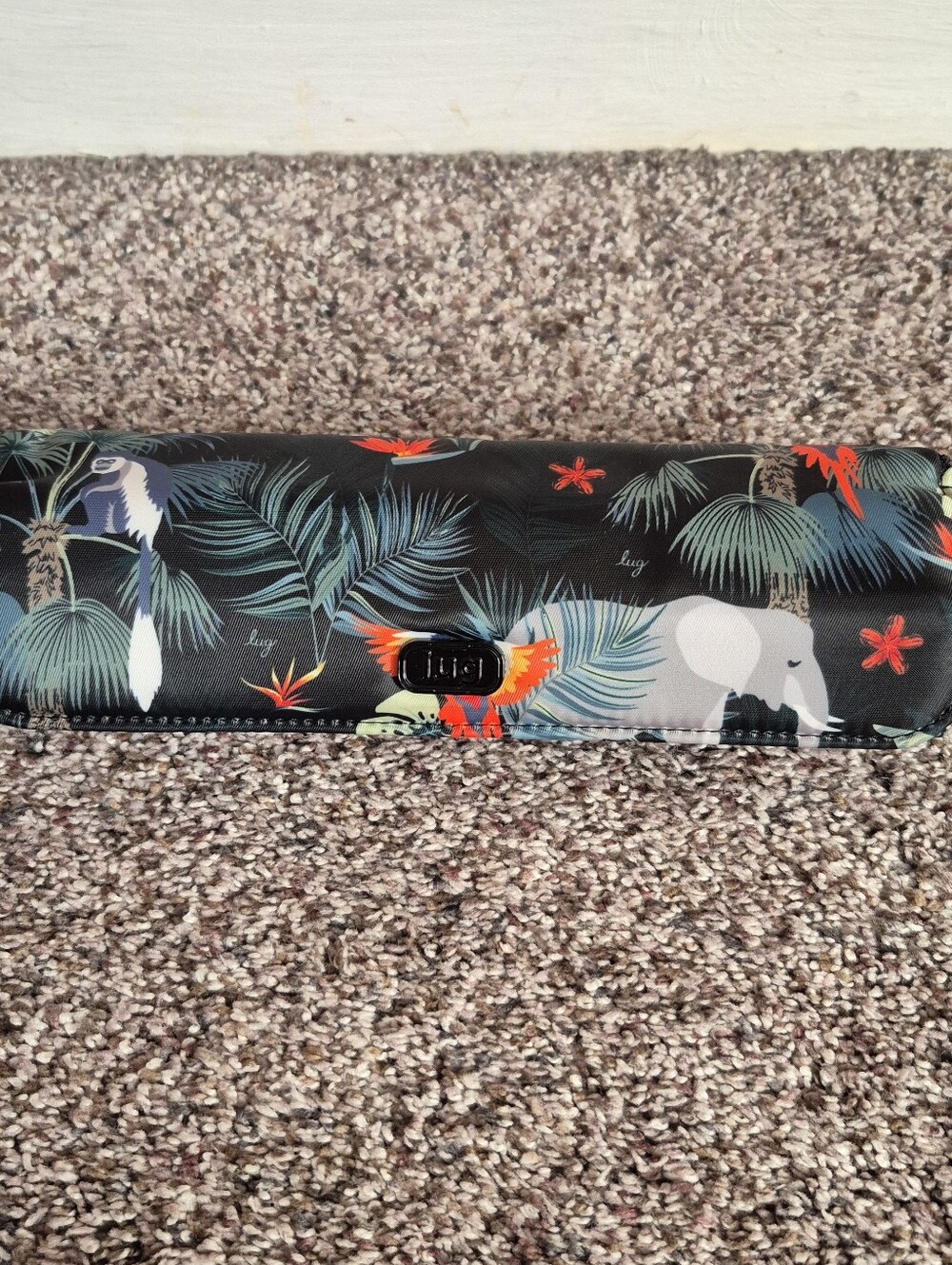 Lug Choo Choo Pill Organizer In Jungle Multi